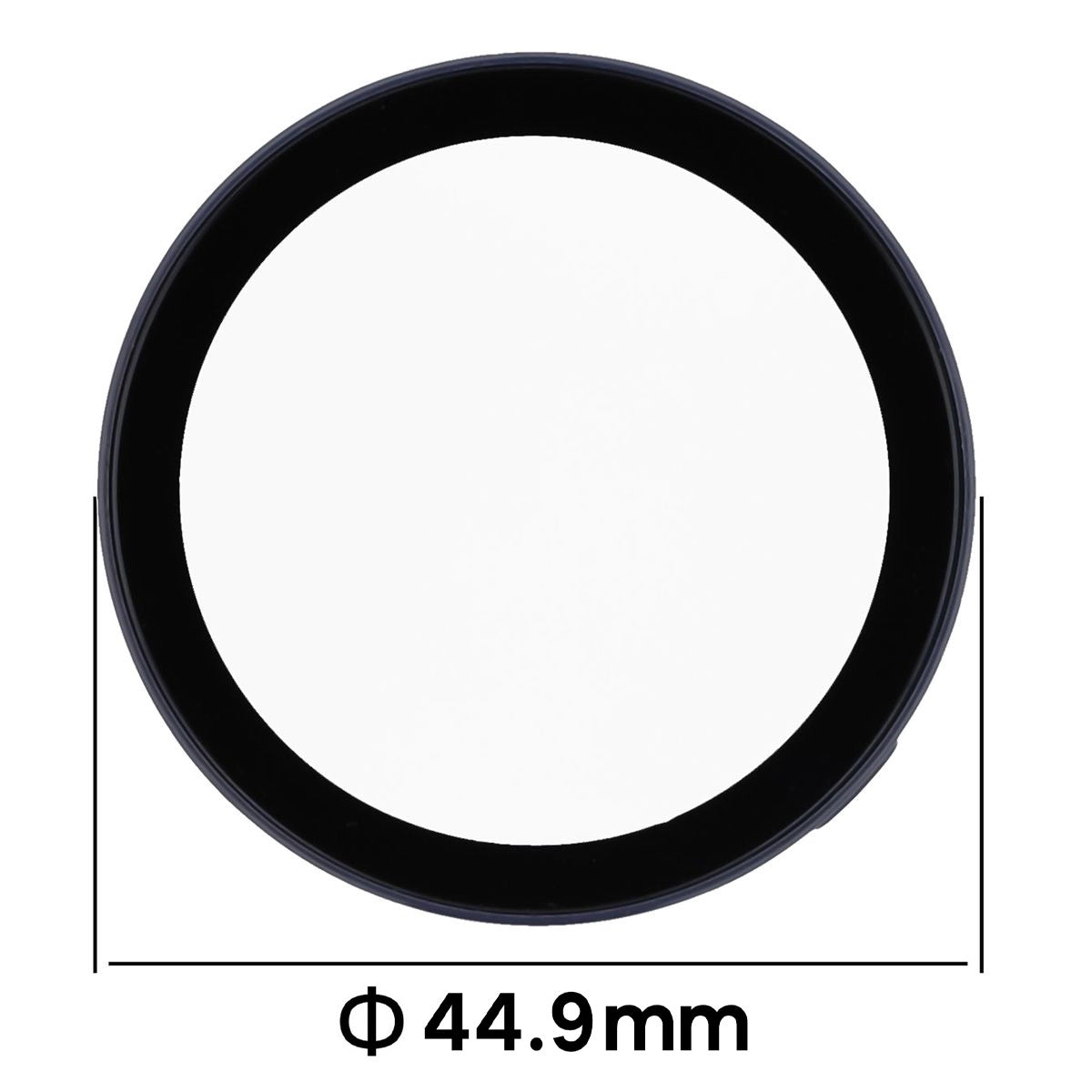 Schutzhülle mit Glas für Huawei Watch GT6 41 mm. Bizon Case Watch Adamo, Blau