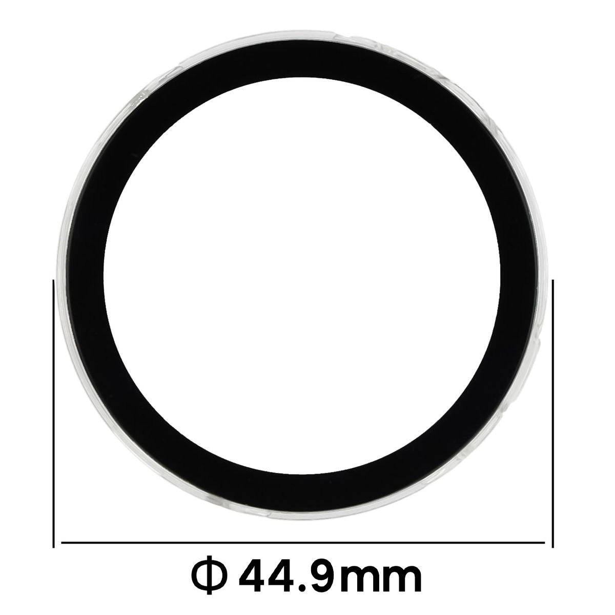 Schutzhülle mit Glas für Huawei Watch GT6 41 mm. Bizon Case Watch Adamo, Transparent