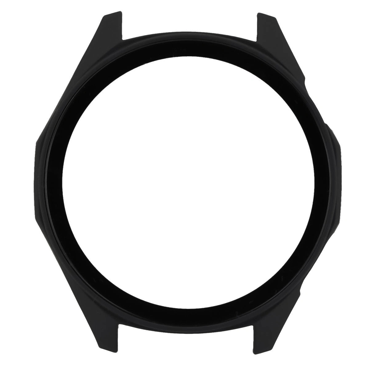 Schutzhülle mit Glas für Huawei Watch GT6 46 mm. Bizon Case Watch Adamo, Matt Schwarz