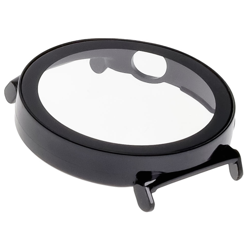Schutzhülle mit Glas für Huawei Watch GT 5 41 mm, Bizon Case Watch Adamo, Schwarz