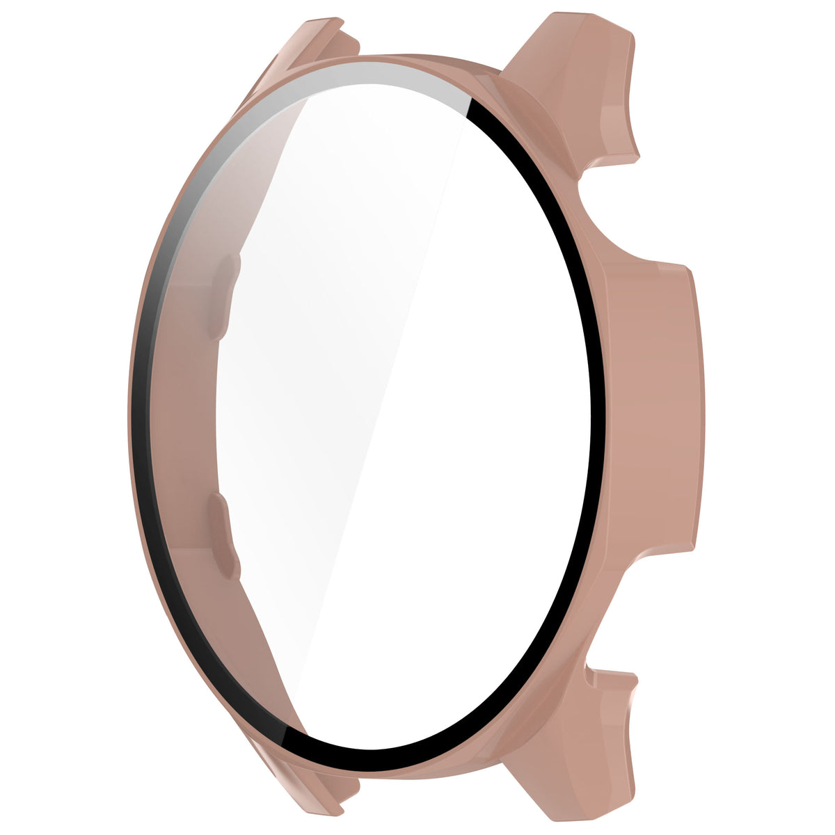Schutzhülle mit Glas für Huawei Watch GT 5 46 mm, Bizon Case Watch Adamo, Rosa