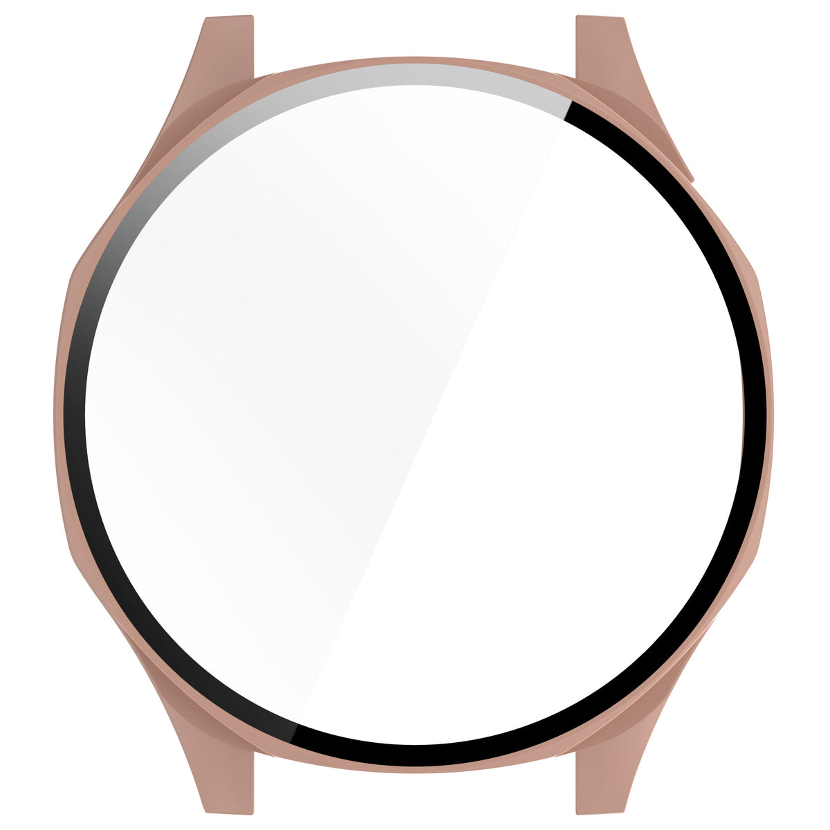 Schutzhülle mit Glas für Huawei Watch GT 5 46 mm, Bizon Case Watch Adamo, Rosa