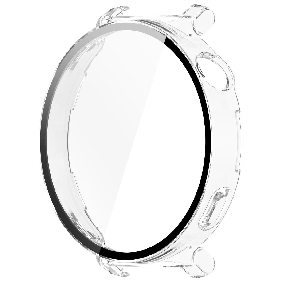 Schutzhülle mit Glas für Huawei Watch GT 5 Pro 42 mm, Bizon Case Watch Adamo, Transparent