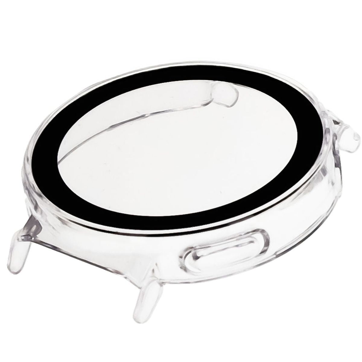 Schutzhülle mit Glas für Huawei Watch GT 5 Pro 42 mm, Bizon Case Watch Adamo, Transparent
