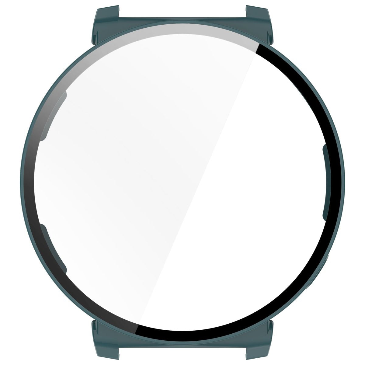 Schutzhülle mit Glas für Huawei Watch GT 5 Pro 42 mm, Bizon Case Watch Adamo, Grün