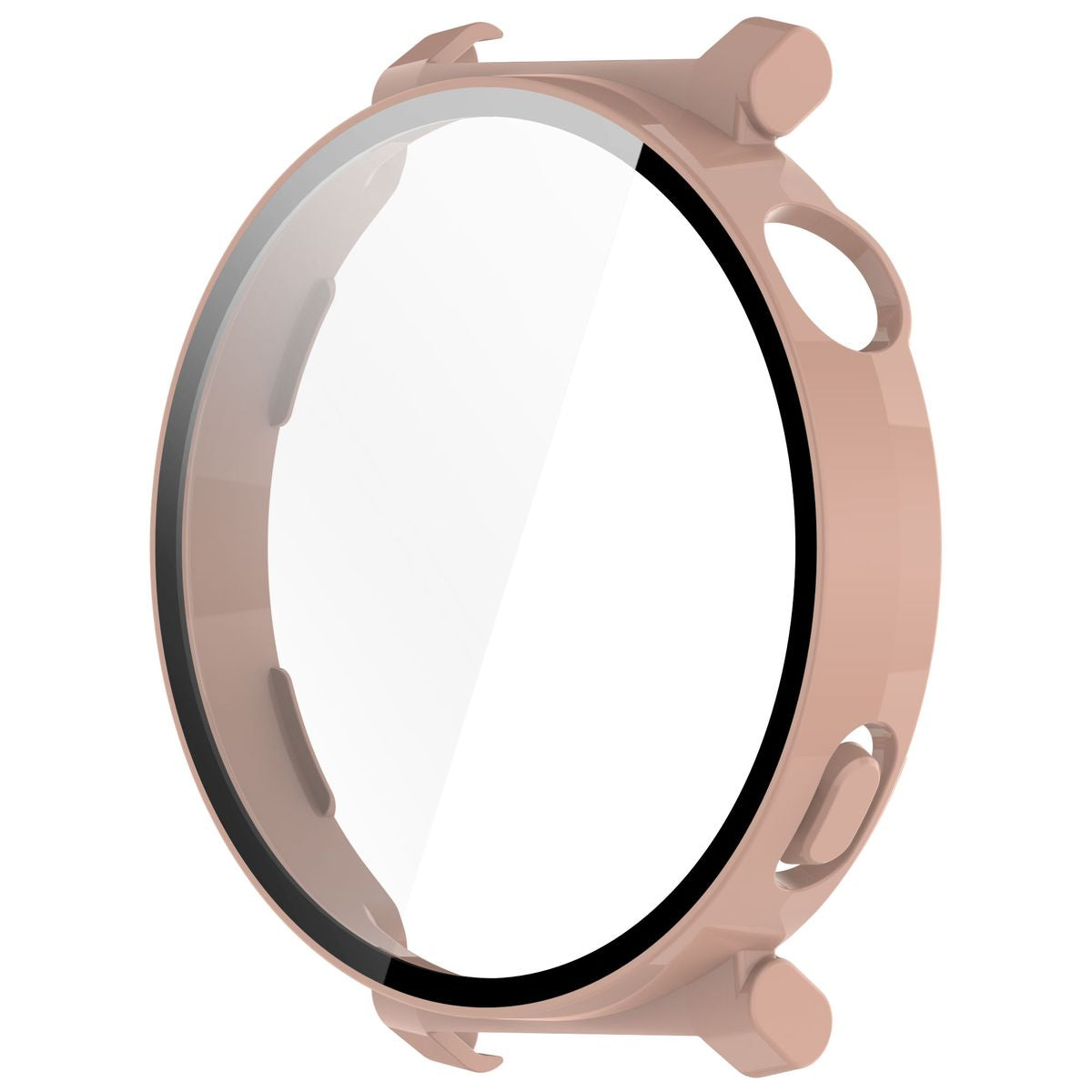 Schutzhülle mit Glas für Huawei Watch GT 5 Pro 42 mm, Bizon Case Watch Adamo, Rosa