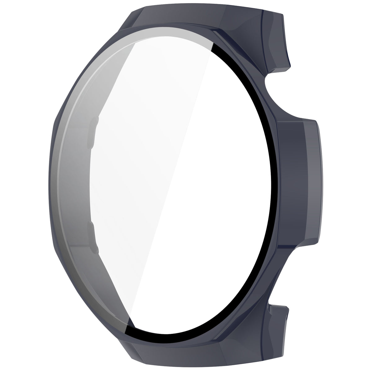 Schutzhülle mit Glas für Huawei Watch GT 5 Pro 46 mm, Bizon Case Watch Adamo, Blau