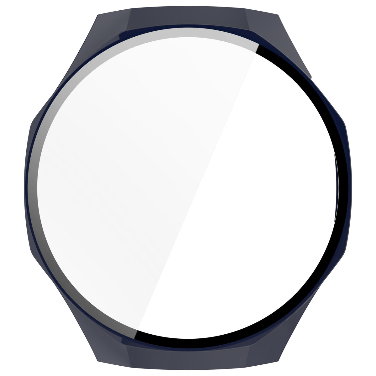 Schutzhülle mit Glas für Huawei Watch GT 5 Pro 46 mm, Bizon Case Watch Adamo, Blau