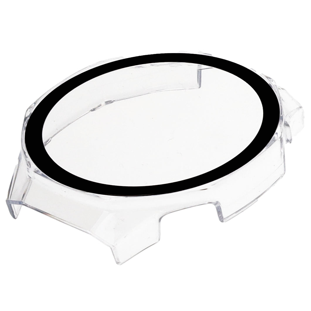 Schutzhülle mit Glas für Huawei Watch GT 5 Pro 46 mm, Bizon Case Watch Adamo, Transparent