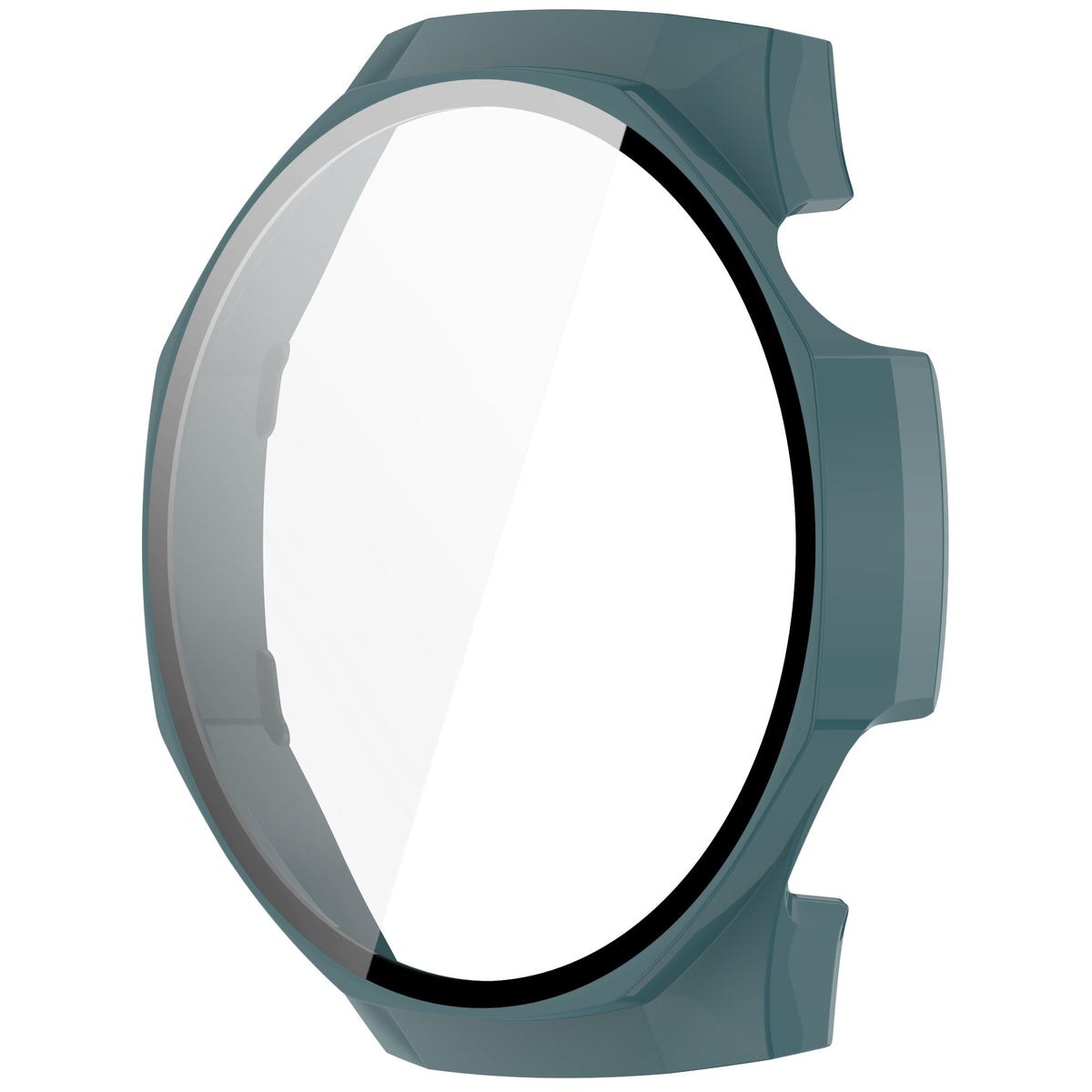 Schutzhülle mit Glas für Huawei Watch GT 5 Pro 46 mm, Bizon Case Watch Adamo, Grün