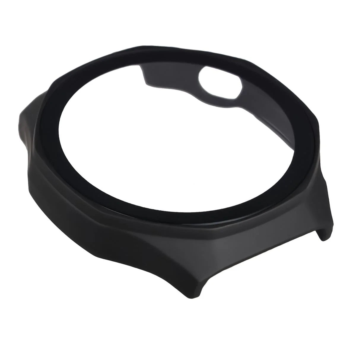 Schutzhülle mit Glas für Huawei Watch GT 7 Pro 46 mm, Bizon Case Watch Adamo, mattes Schwarz (7/8)