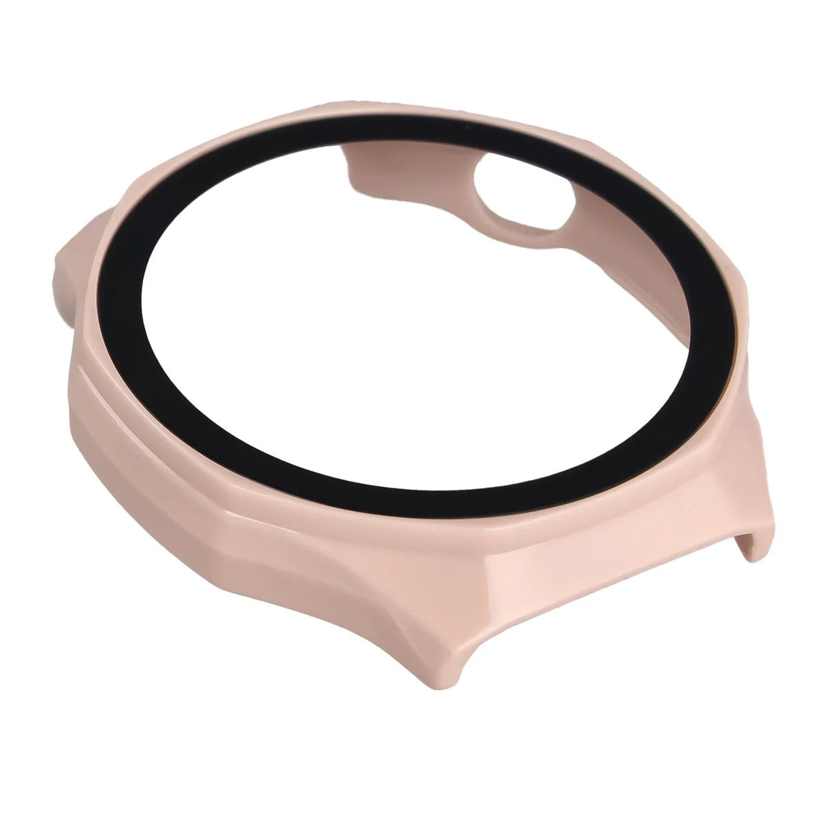 Schutzhülle mit Glas für Huawei Watch GT 7 Pro 46 mm, Bizon Case Watch Adamo, Rosa (7/8)