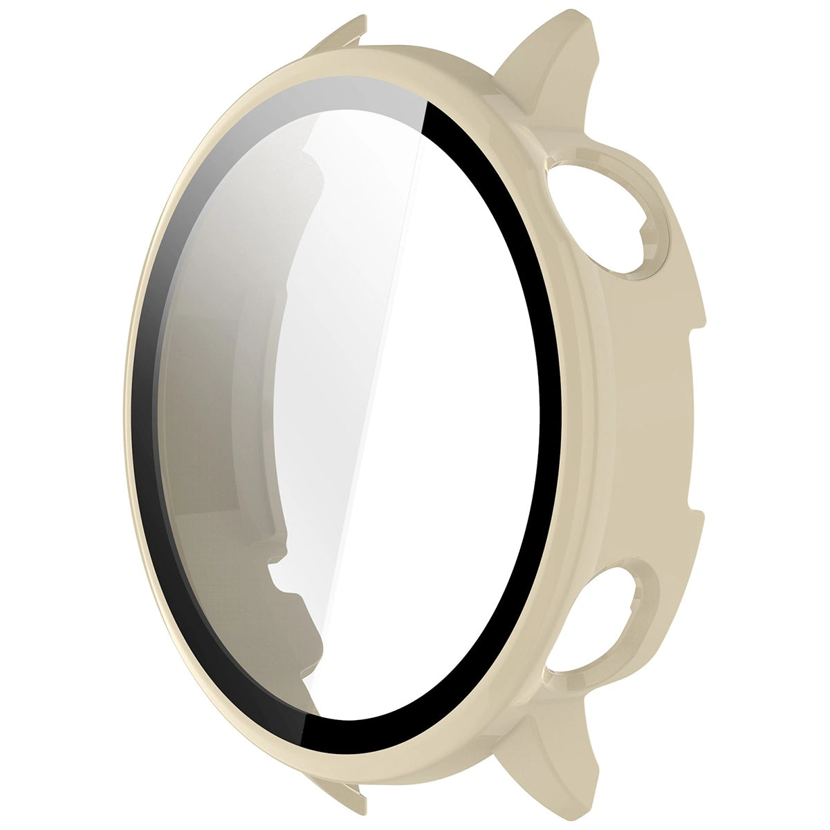 Schutzhülle mit Glas für OnePlus Watch 3 43 mm, Bizon Case Watch Adamo, Beige