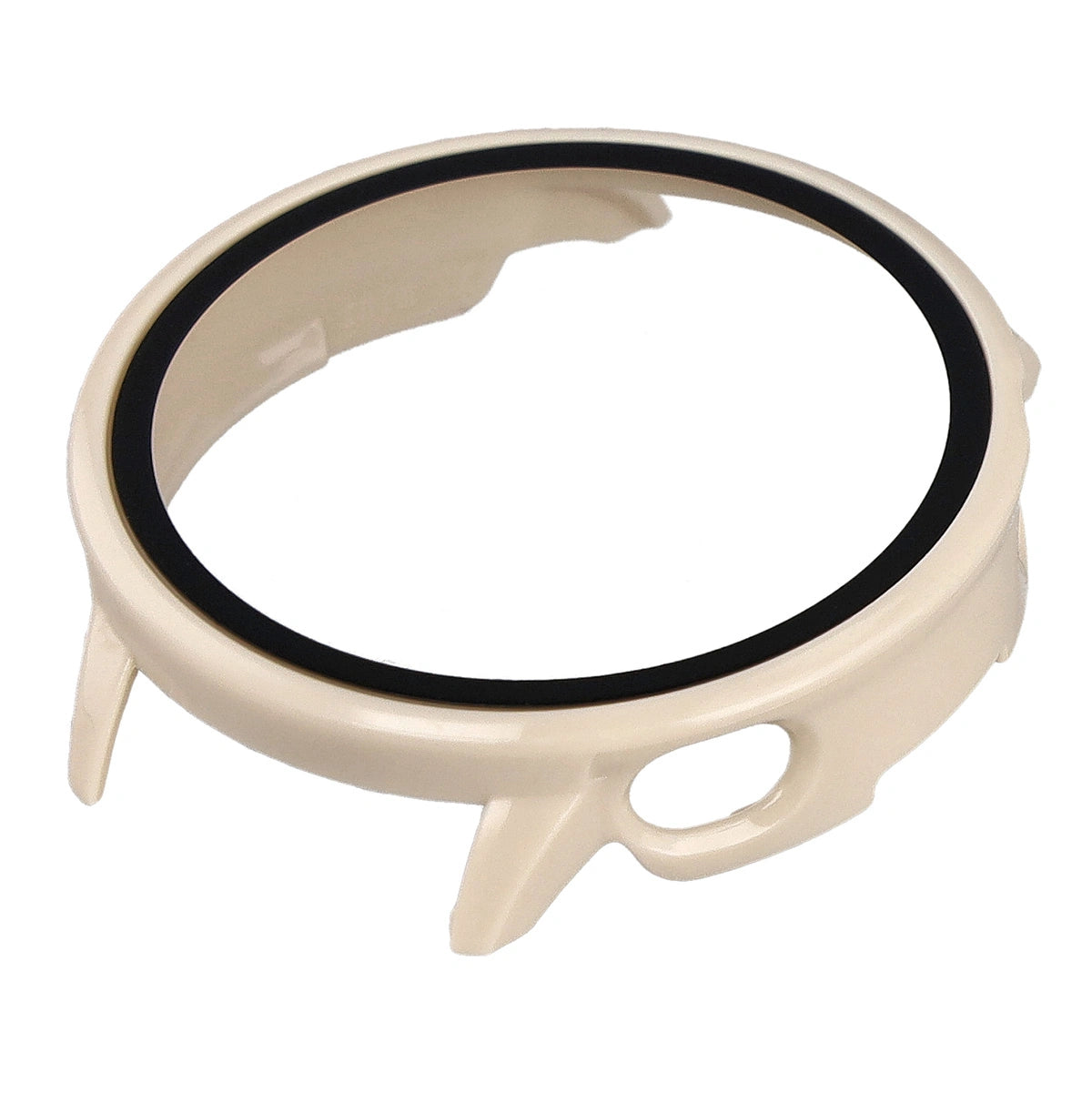 Schutzhülle mit Glas für OnePlus Watch 3 43 mm, Bizon Case Watch Adamo, Beige