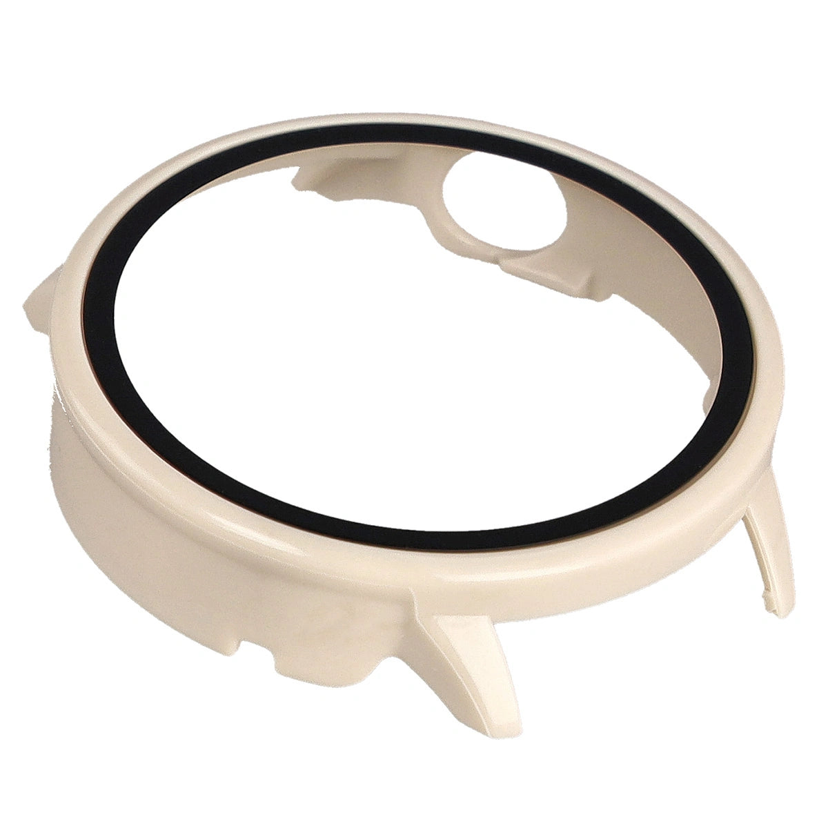 Schutzhülle mit Glas für OnePlus Watch 3 43 mm, Bizon Case Watch Adamo, Beige