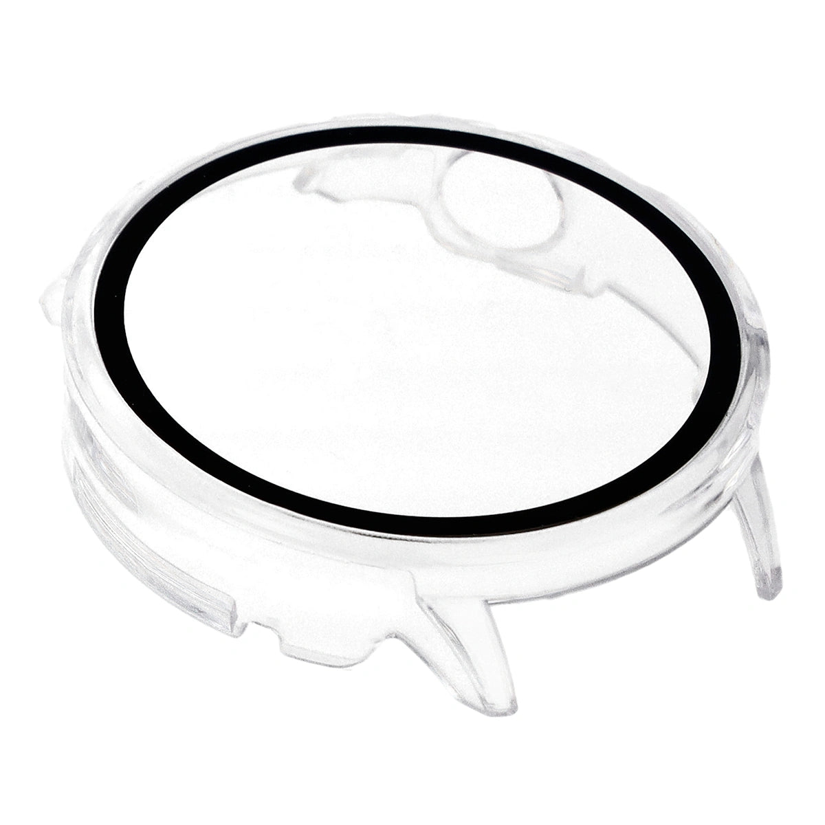 Schutzhülle mit Glas für OnePlus Watch 3 43 mm, Bizon Case Watch Adamo, Transparent