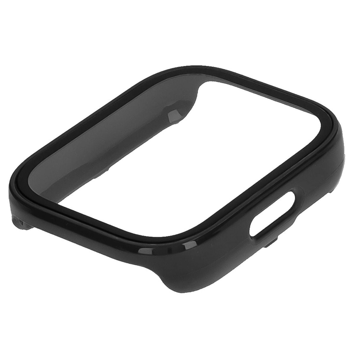 Schutzhülle mit Glas für Xiaomi Redmi Watch 5 Active, Bizon Case+Glass Watch, Schwarz