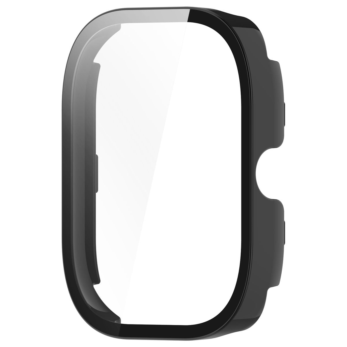 Schutzhülle mit Glas für Xiaomi Redmi Watch 5, Bizon Case Watch Adamo, Schwarz