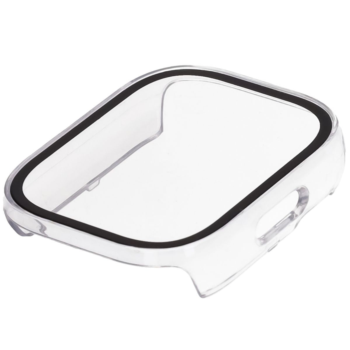 Schutzhülle mit Glas für Xiaomi Redmi Watch 5 Lite, Bizon Case+Glass Watch, Transparent