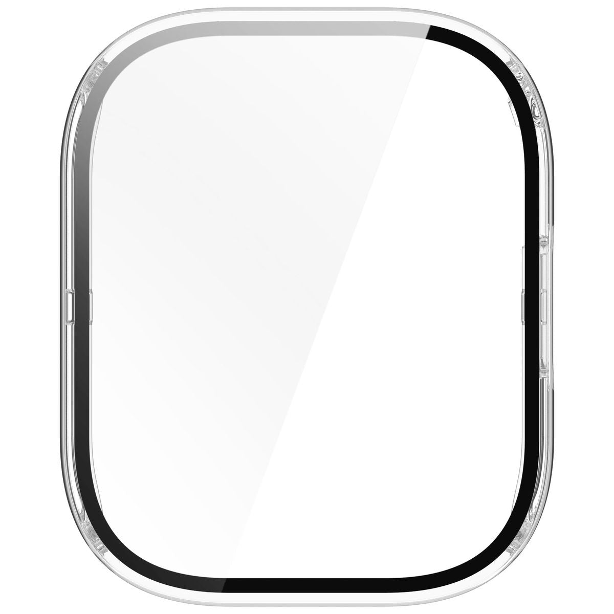 Schutzhülle mit Glas für Xiaomi Redmi Watch 5 Lite, Bizon Case+Glass Watch, Transparent