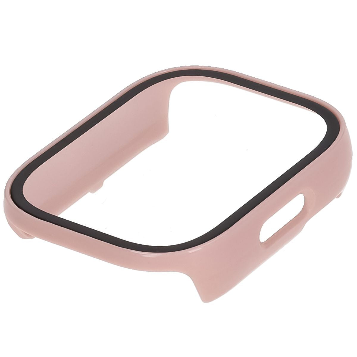 Schutzhülle mit Glas für Xiaomi Redmi Watch 5 Lite, Bizon Case Watch Adamo, Rosa
