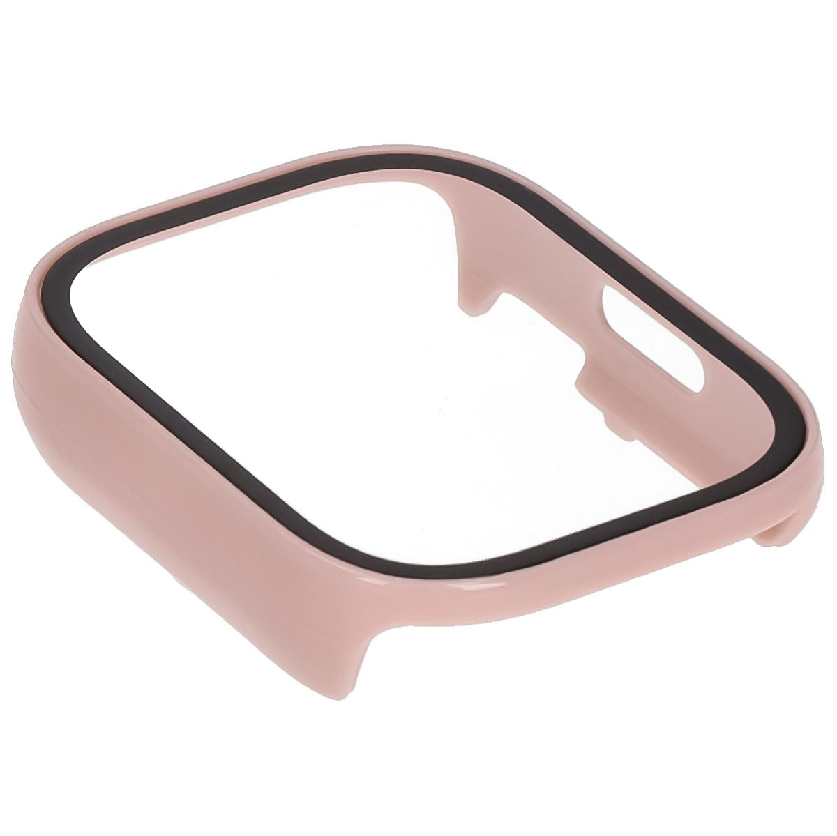 Schutzhülle mit Glas für Xiaomi Redmi Watch 5 Lite, Bizon Case Watch Adamo, Rosa
