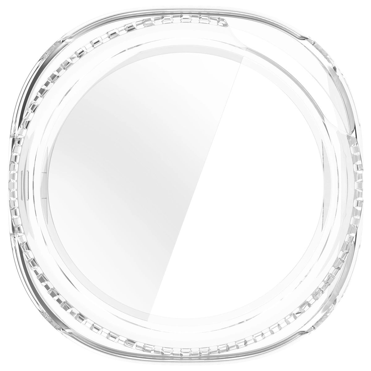 Schutzhülle mit Glas für Samsung Galaxy Watch 8 Classic 46 mm, Bizon Case Watch Adamo, Transparent