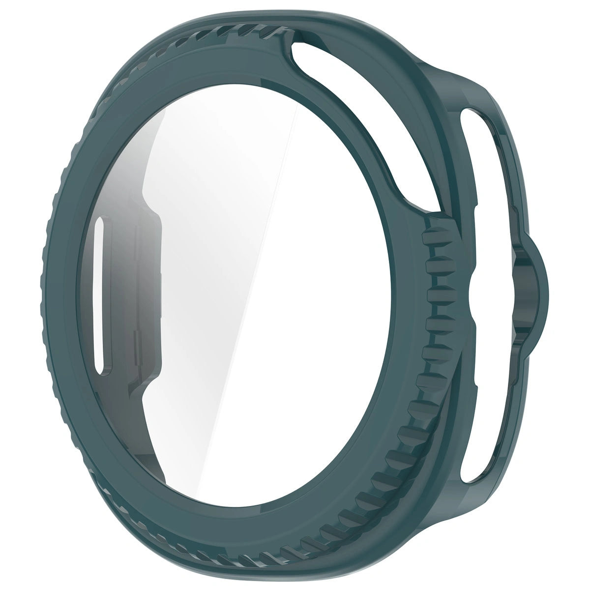 Schutzhülle mit Glas für Samsung Galaxy Watch 8 Classic 46 mm, Bizon Case Watch Adamo, Grün