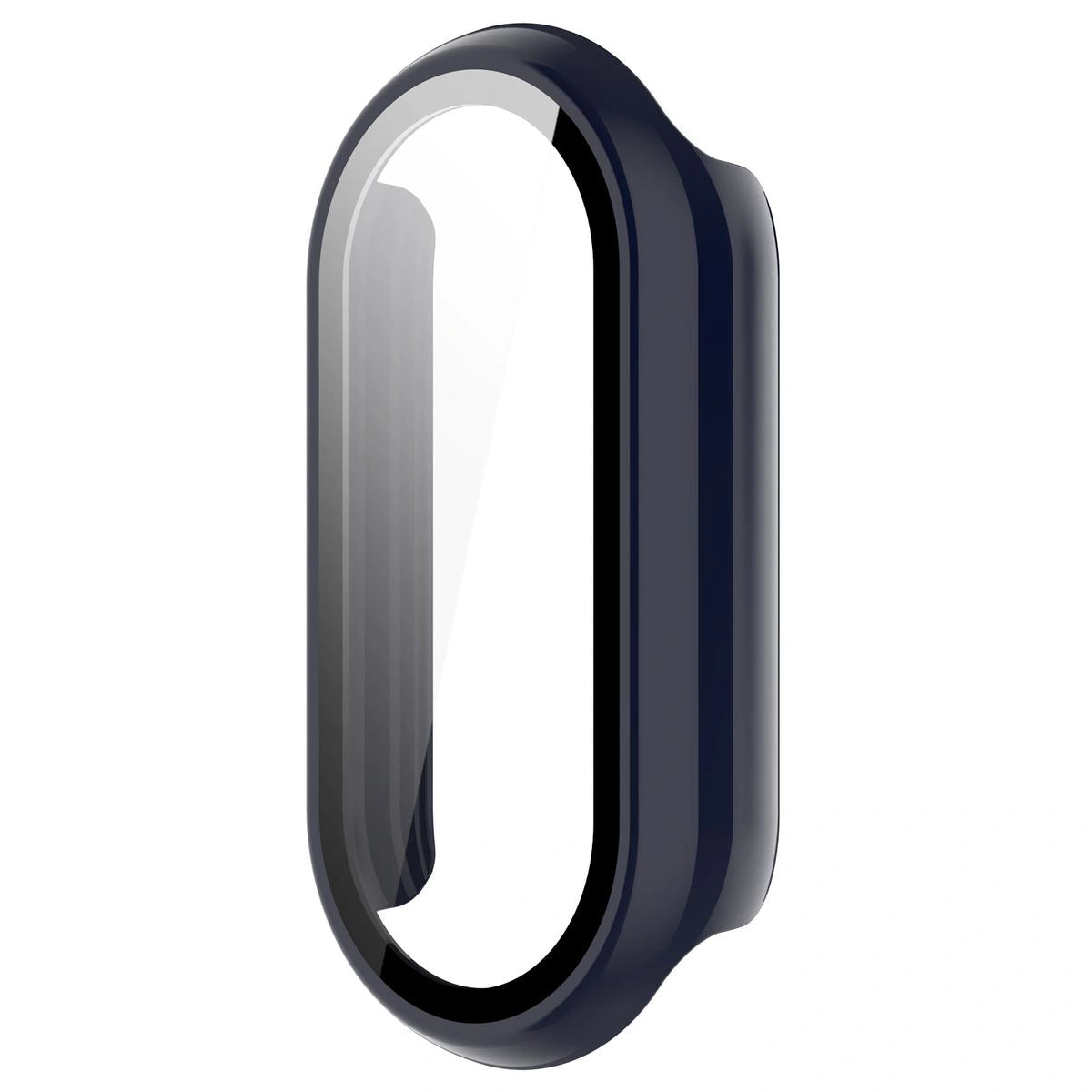 Schutzhülle mit Glas für Xiaomi Smart Band 10, Bizon Case Watch Adamo, Blau
