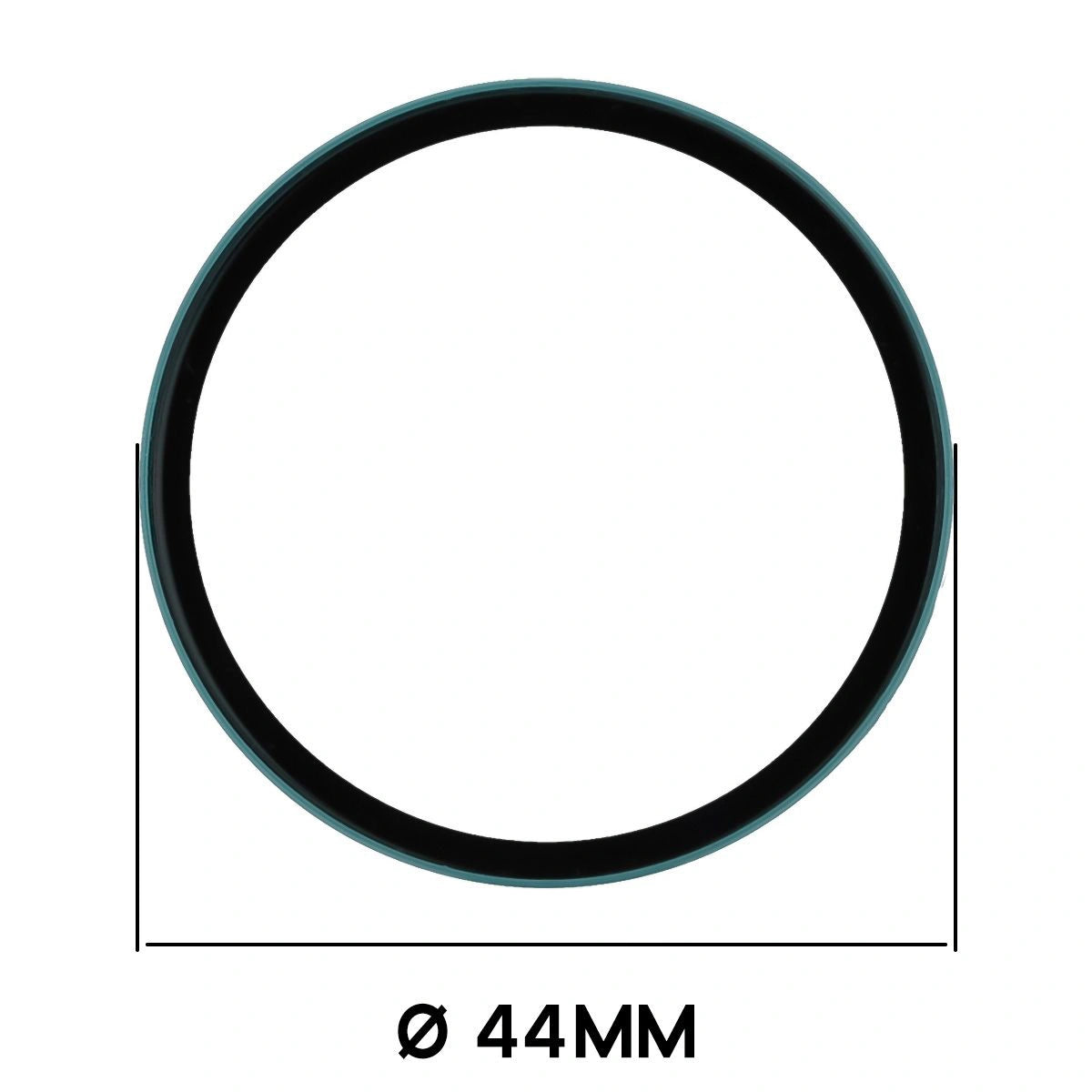 Schutzhülle mit Glas für Xiaomi Watch S4 41 mm, Bizon Case Watch Adamo, Grün
