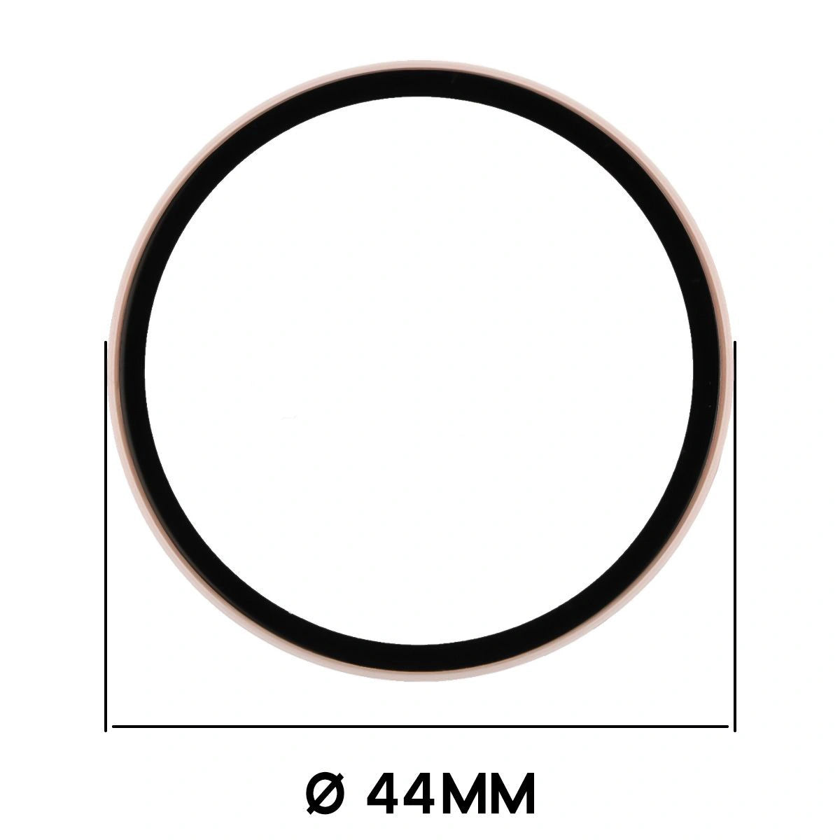 Schutzhülle mit Glas für Xiaomi Watch S4 41 mm, Bizon Case Watch Adamo, Rosa