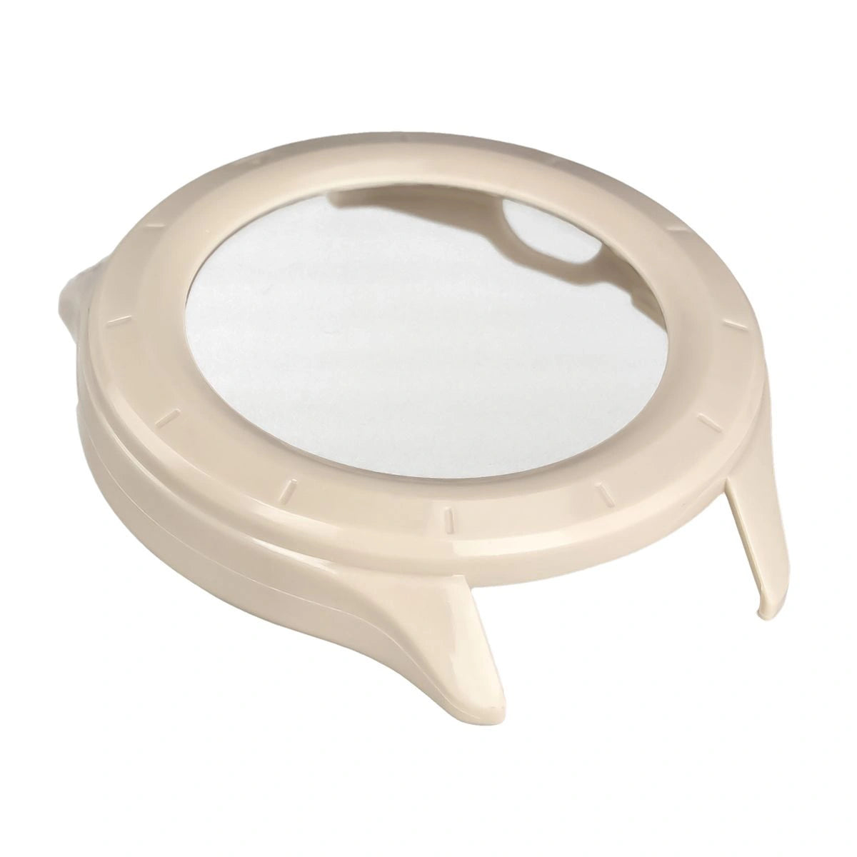 Schutzhülle mit Glas für Xiaomi Watch S4, Bizon Case Watch Adamo, Beige
