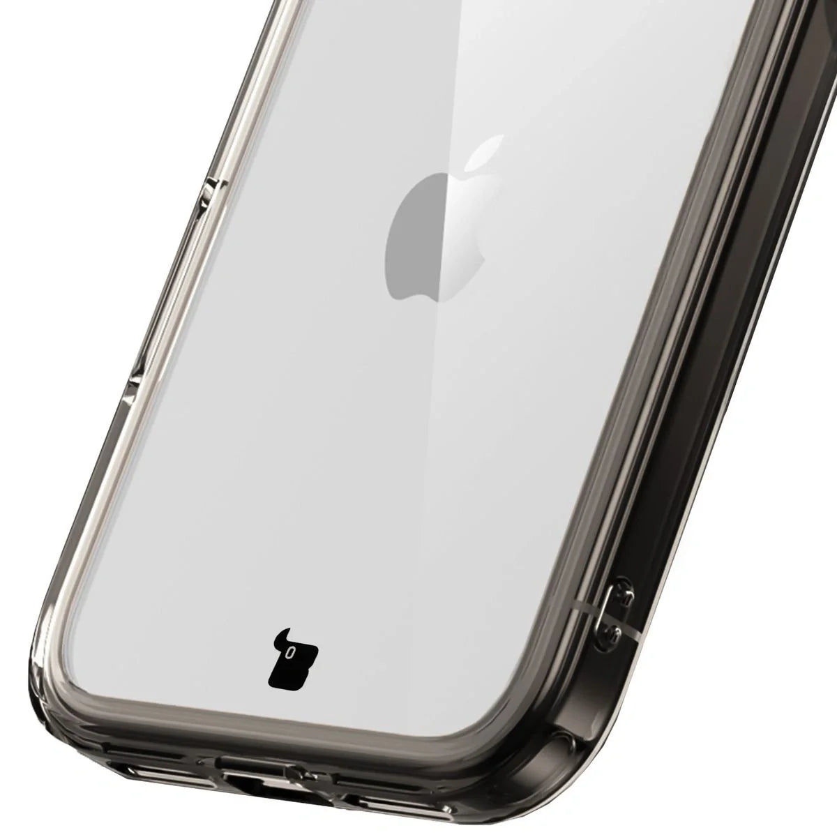 Handyhülle für iPhone 18 Pro Max / 17 Pro Max, Bizon Case Halo, Getönt-Schwarz
