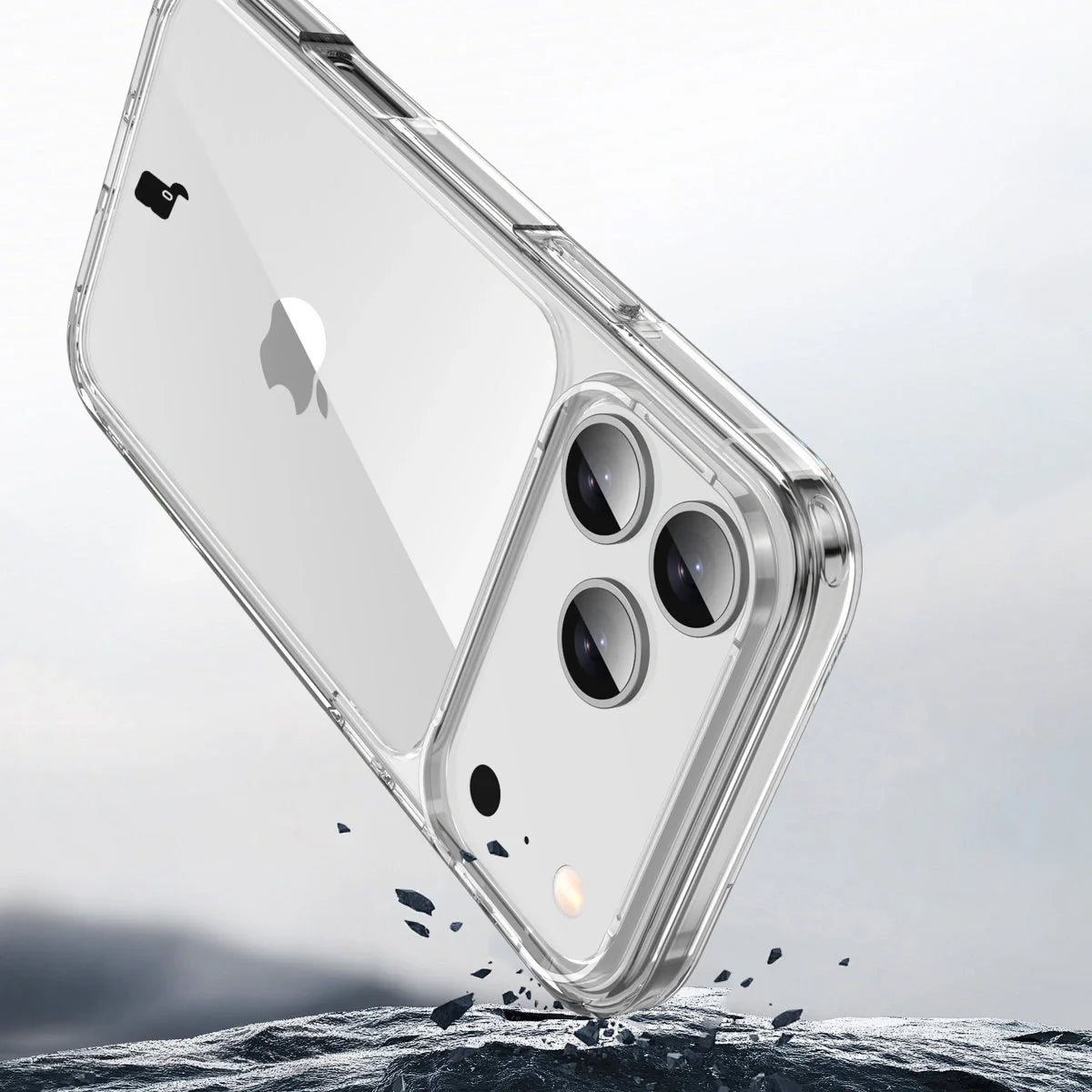 Handyhülle für iPhone 18 Pro Max / 17 Pro Max, Bizon Case Halo, Transparent