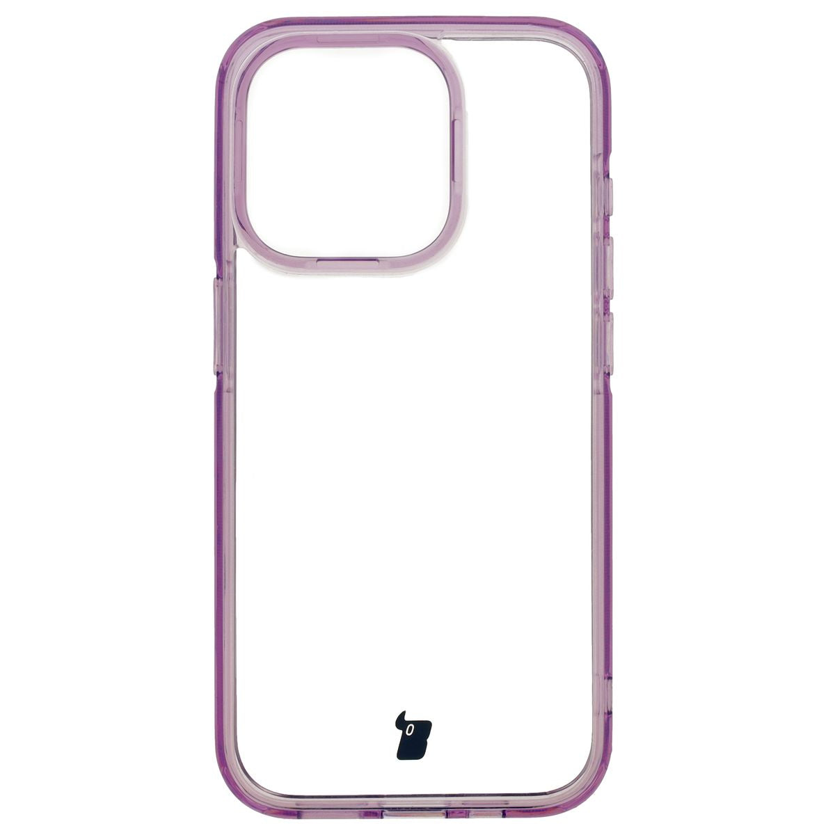 Handyhülle für iPhone 15 Pro, Bizon Case Halo, Transparent-Violett