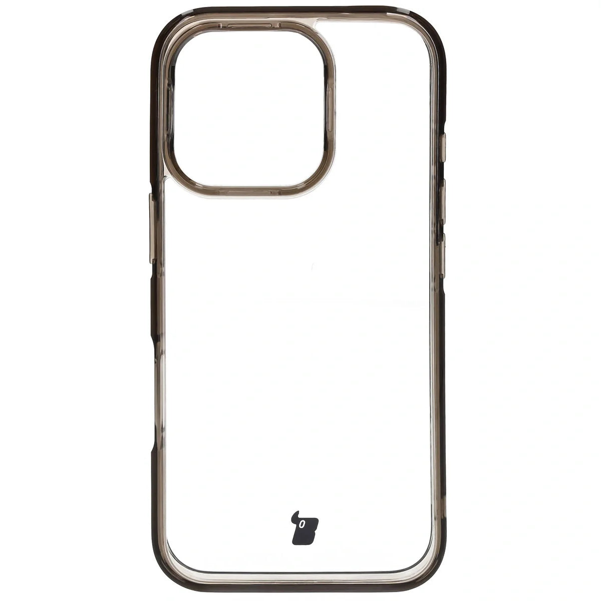 Handyhülle für iPhone 16 Pro, Bizon Case Halo, Getönt-Schwarz