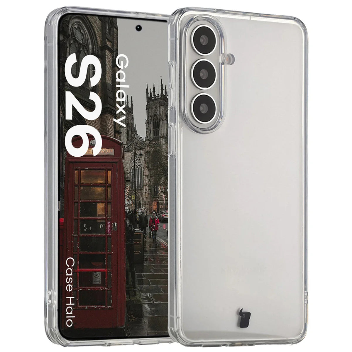 Handyhülle für Galaxy S26, Bizon Case Halo, Transparent
