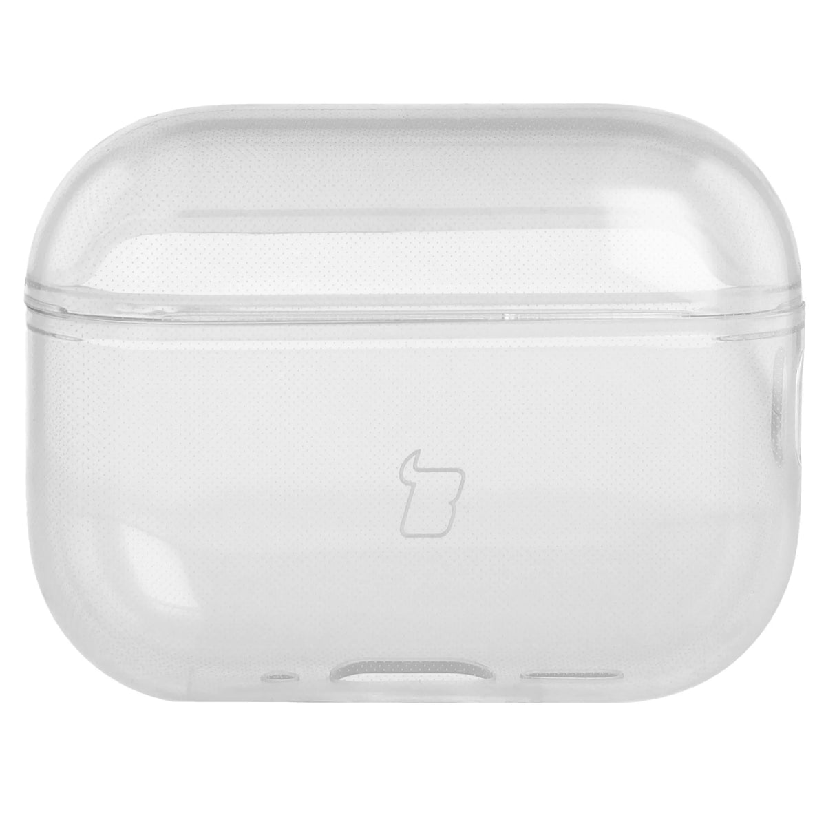 Elastische Hülle mit Karabiner für AirPods Pro 3, Bizon Case Headphone Clear, Transparent