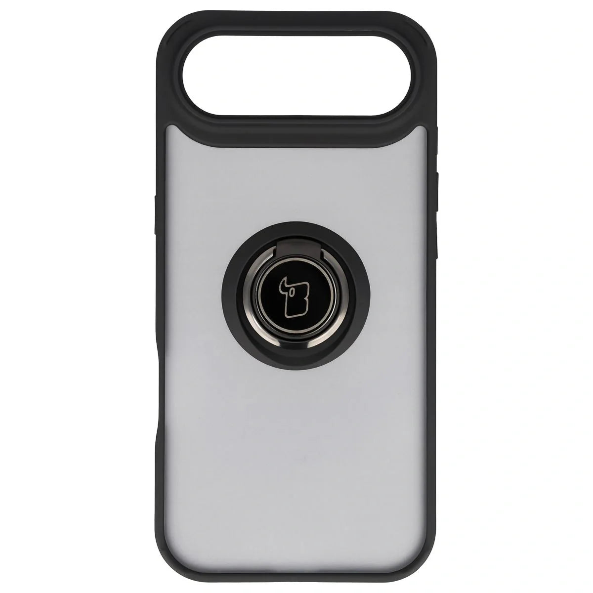 Handyhülle mit Fingergriff für iPhone Air, Bizon Case Hybrid Ring, getönt mit schwarzem Rahmen