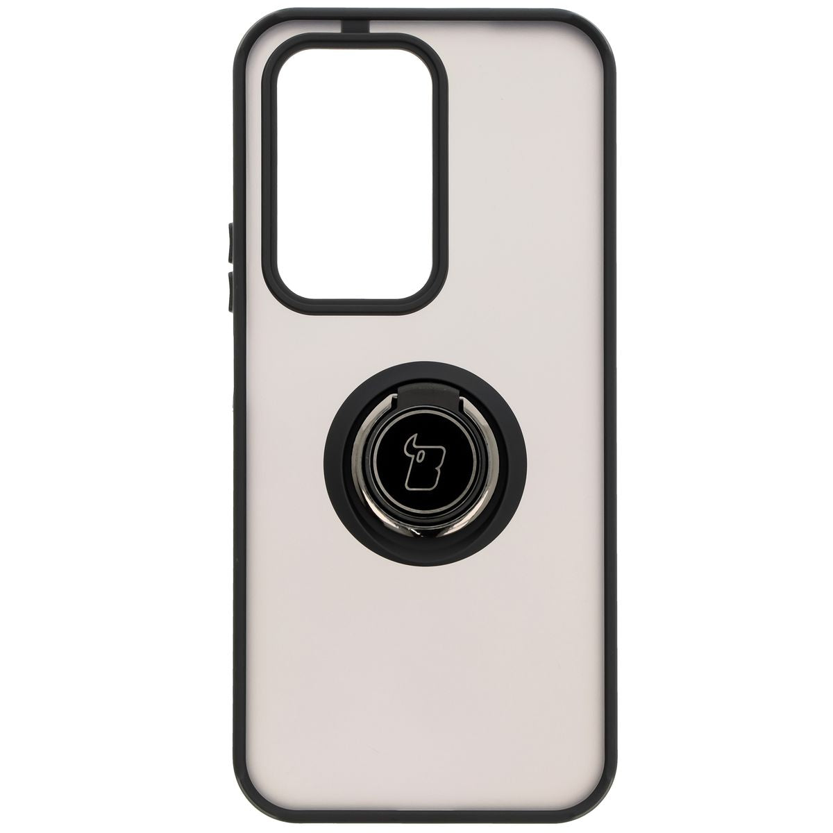 Handyhülle mit Fingergriff für Honor 200 Lite, Bizon Case Hybrid Ring, getönt mit schwarzem Rahmen