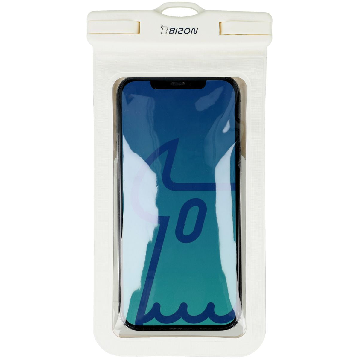 Wasserdichte Handyhülle Bizon Case Hydrowrap, 2 Stück, Beige