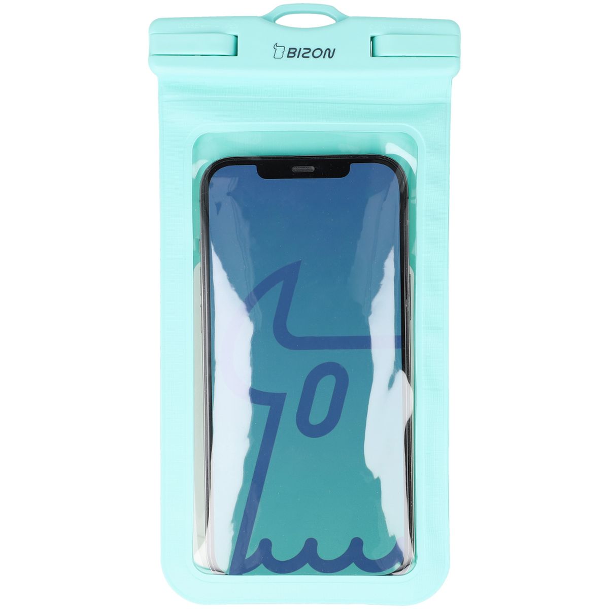Wasserdichte Handyhülle Bizon Case Hydrowrap, 2 Stück, Minze