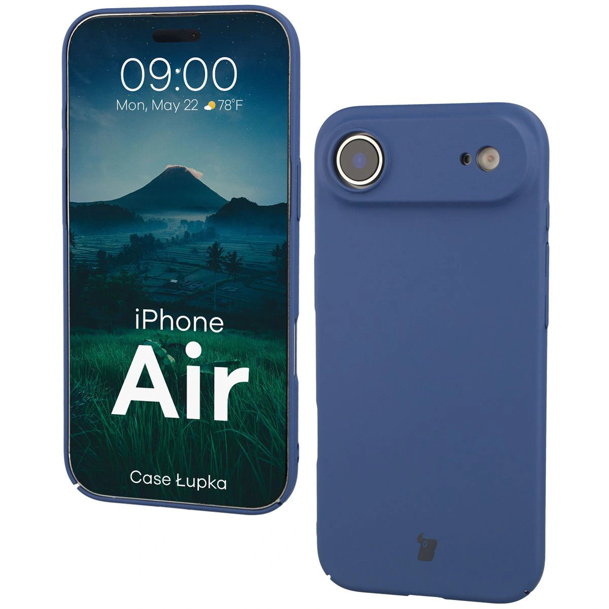 Handyhülle für iPhone Air, Bizon Case Lupka, Blau