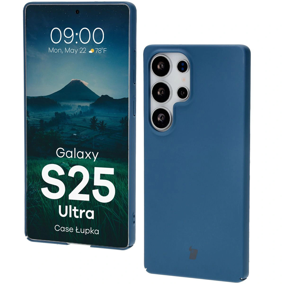 Handyhülle für Galaxy S25 Ultra, Bizon Case Lupka, Blau