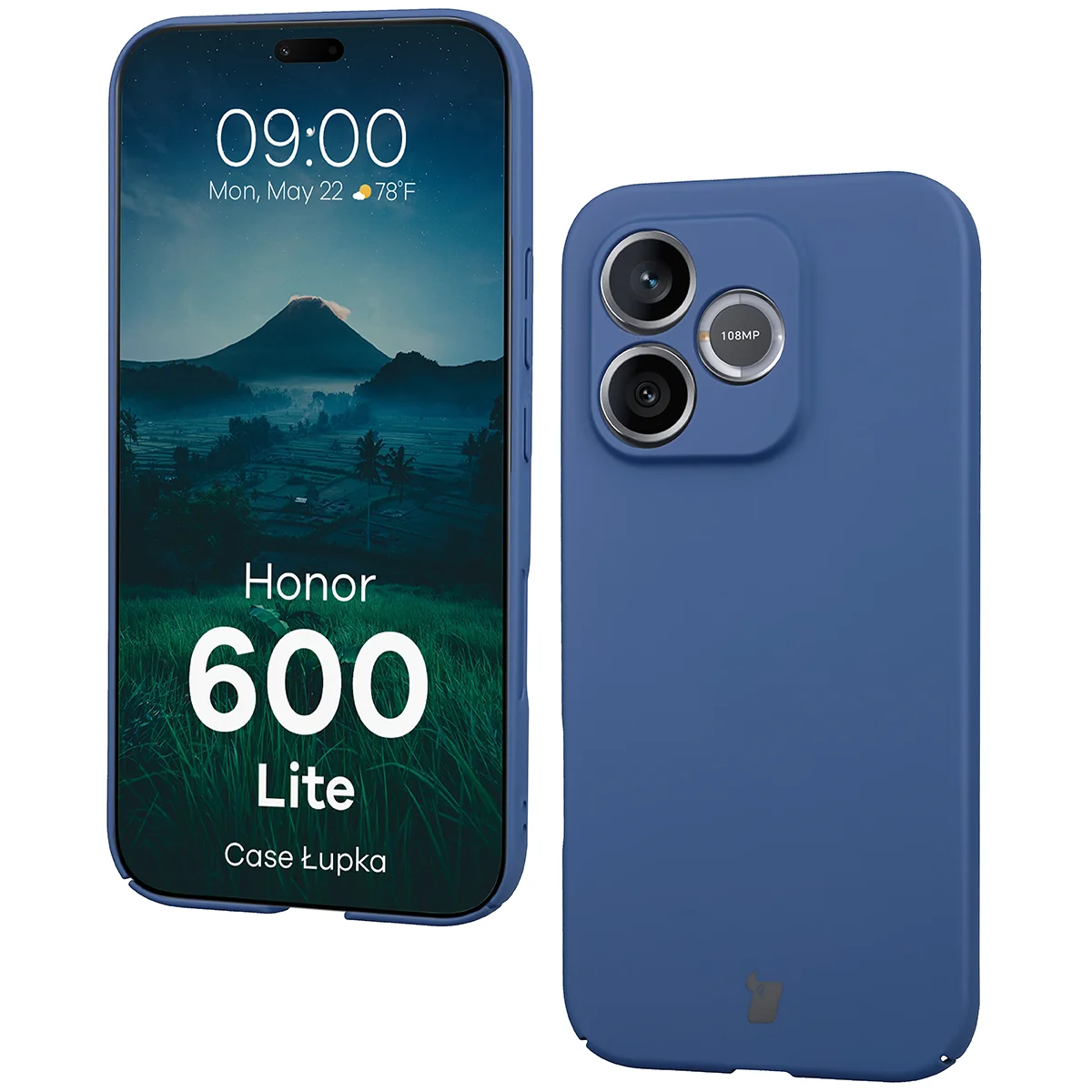 Handyhülle für Honor 600 Lite 5G, Bizon Case Lupka, Blau