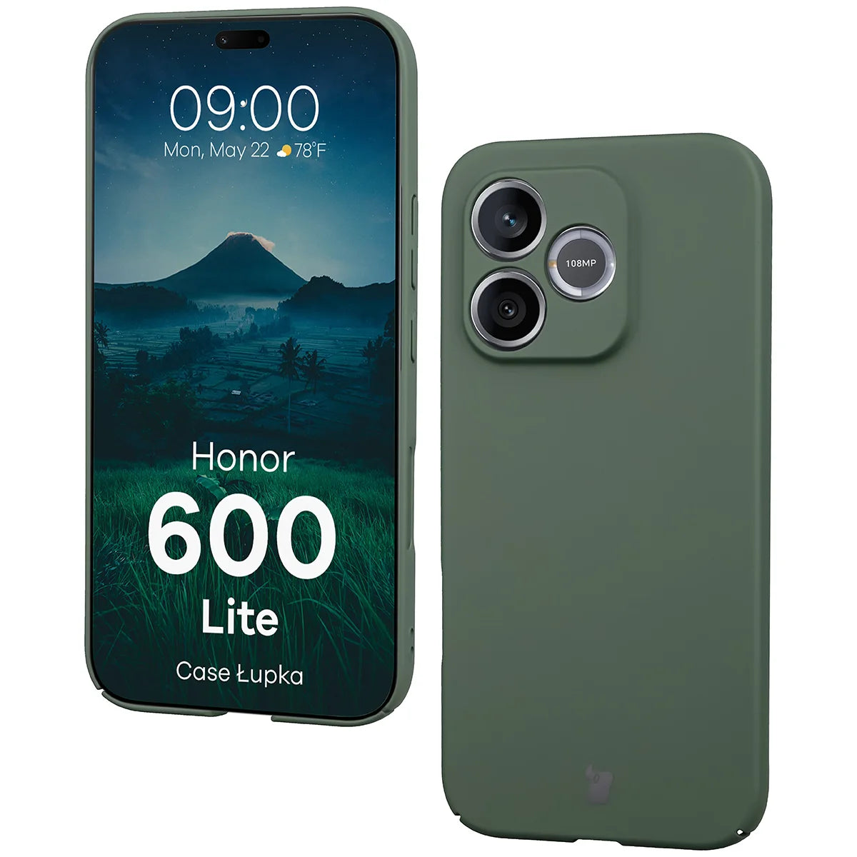 Handyhülle für Honor 600 Lite 5G, Bizon Case Lupka, Grün