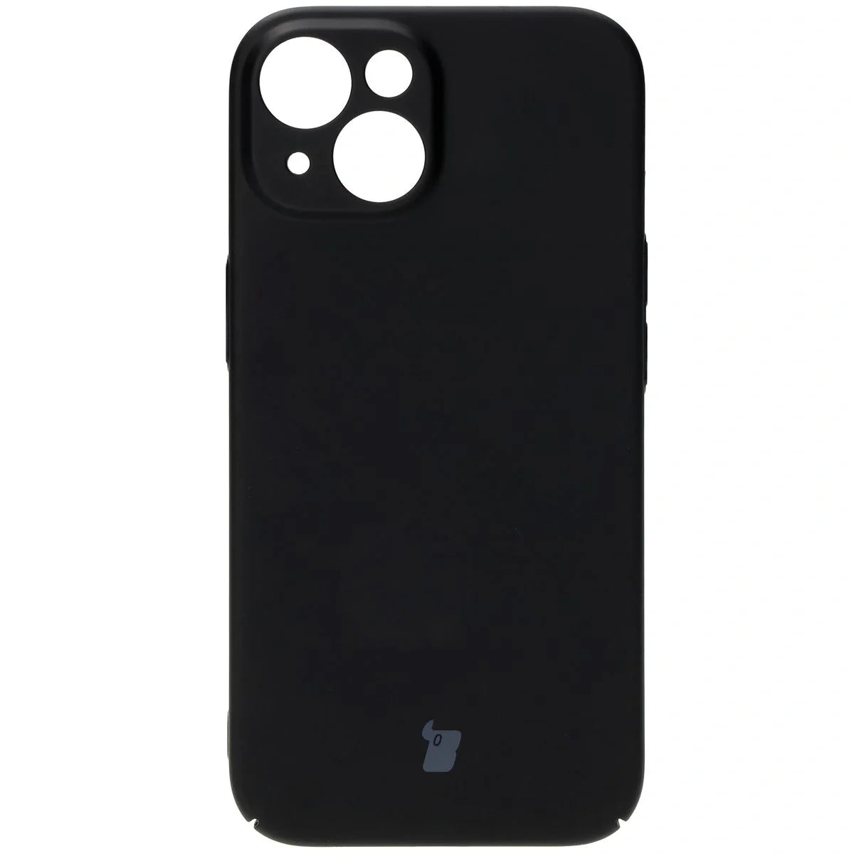 Handyhülle für iPhone 15, Bizon Case Lupka, Schwarz