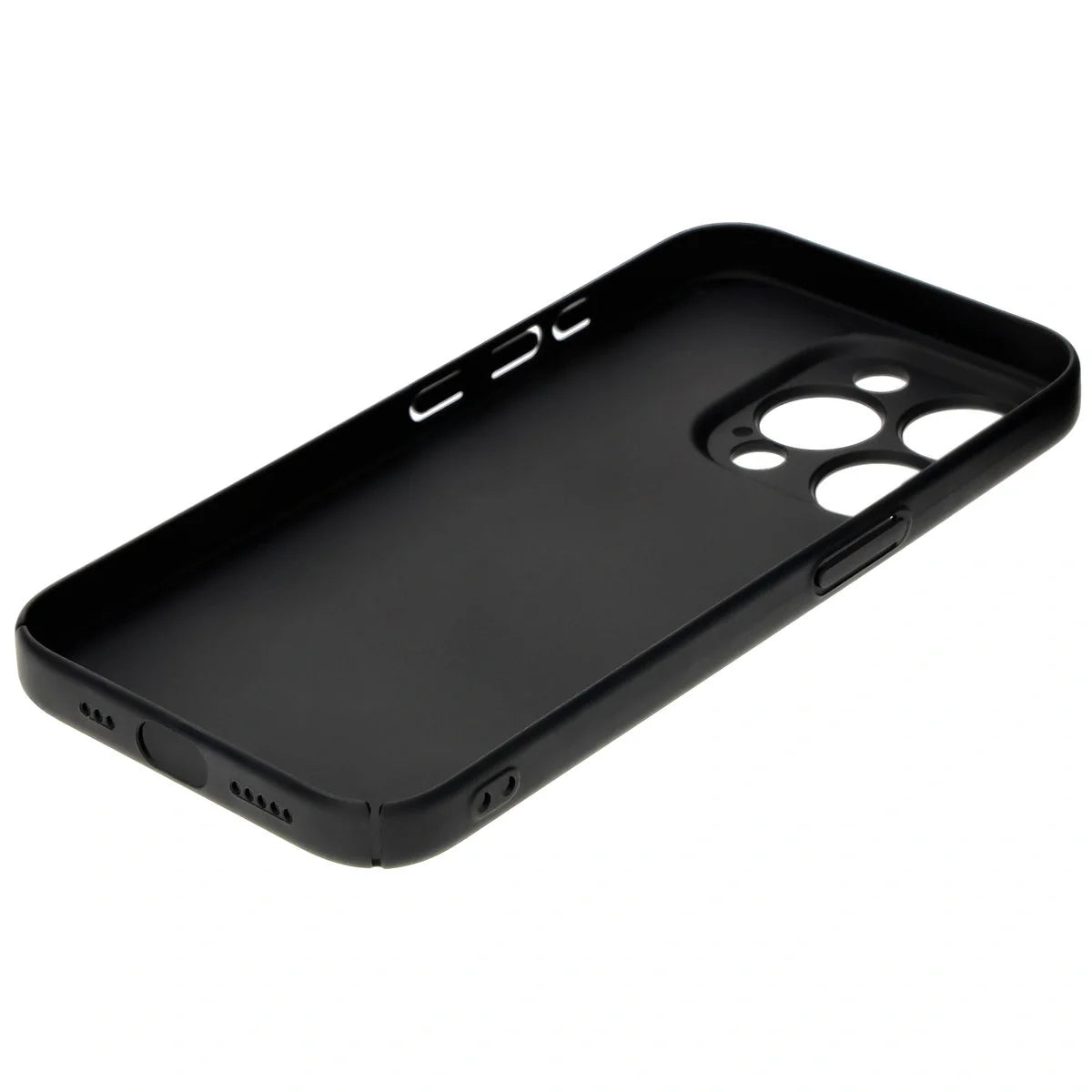 Handyhülle für iPhone 15 Pro, Bizon Case Lupka, Schwarz