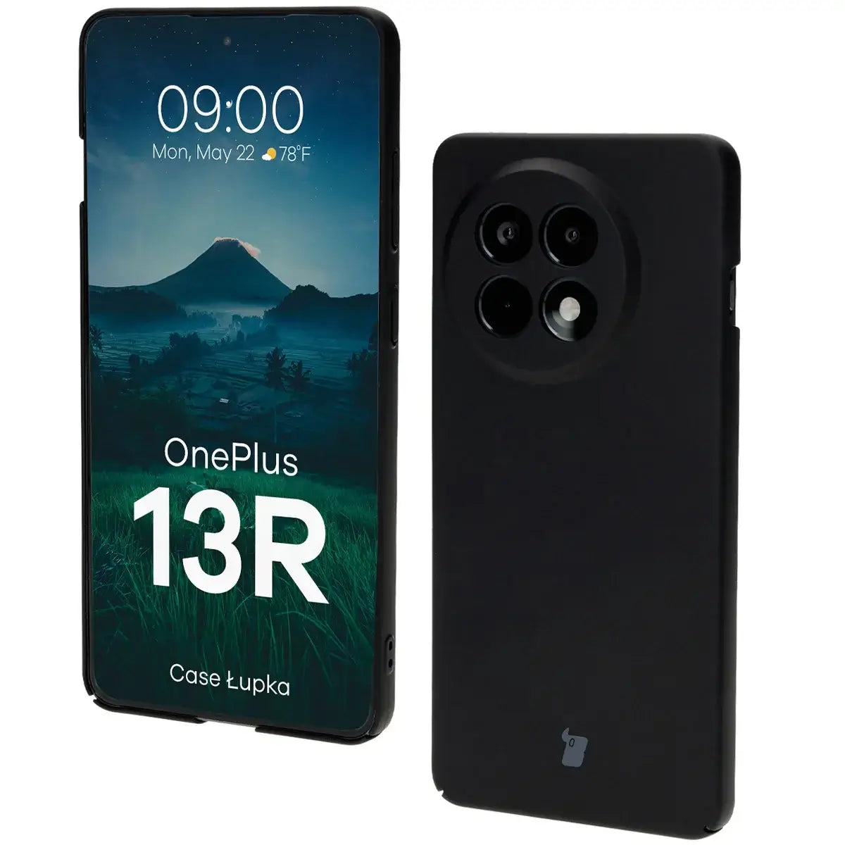 Handyhülle für OnePlus 13R, Bizon Case Lupka, Schwarz