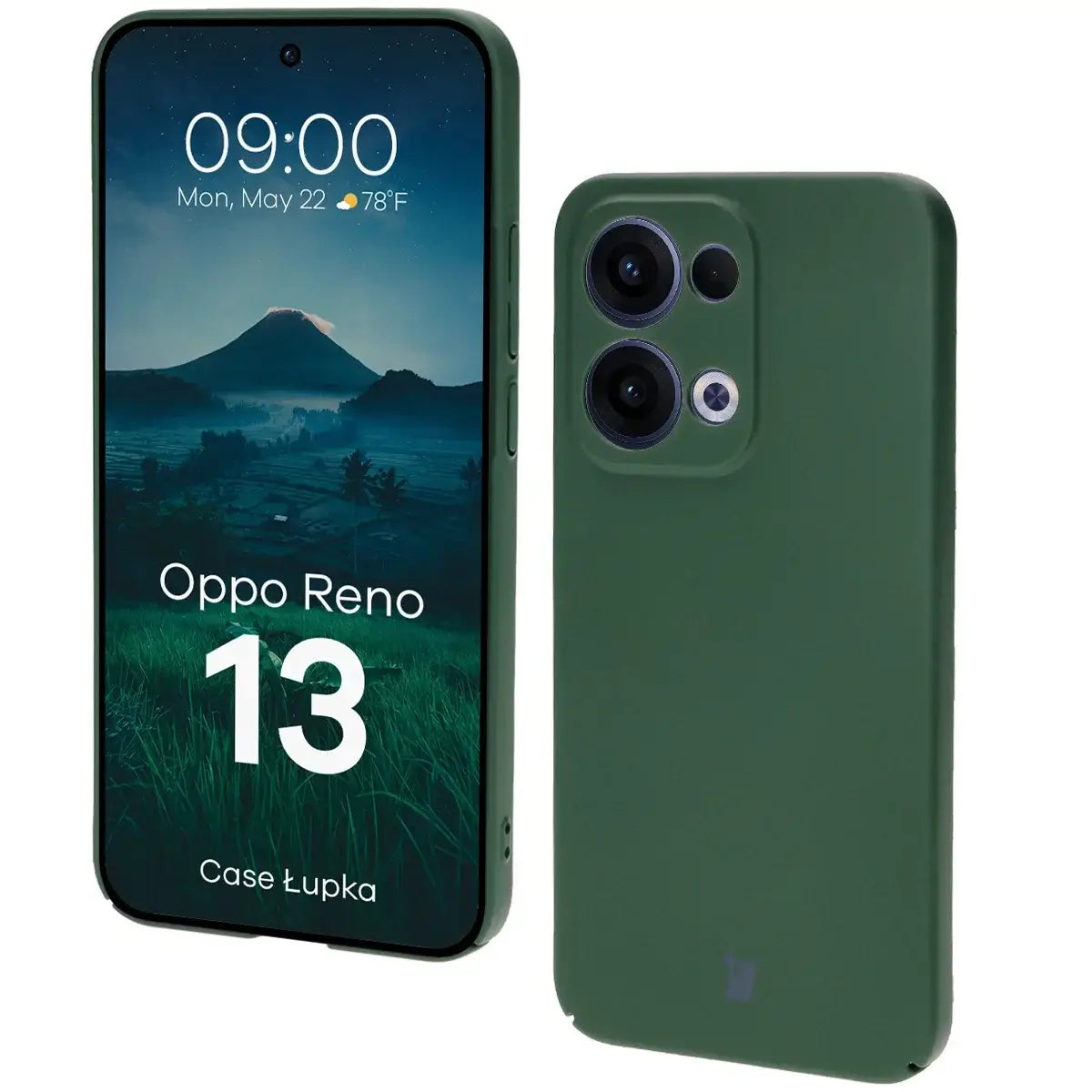 Handyhülle für Oppo Reno13, Bizon Case Lupka, Grün